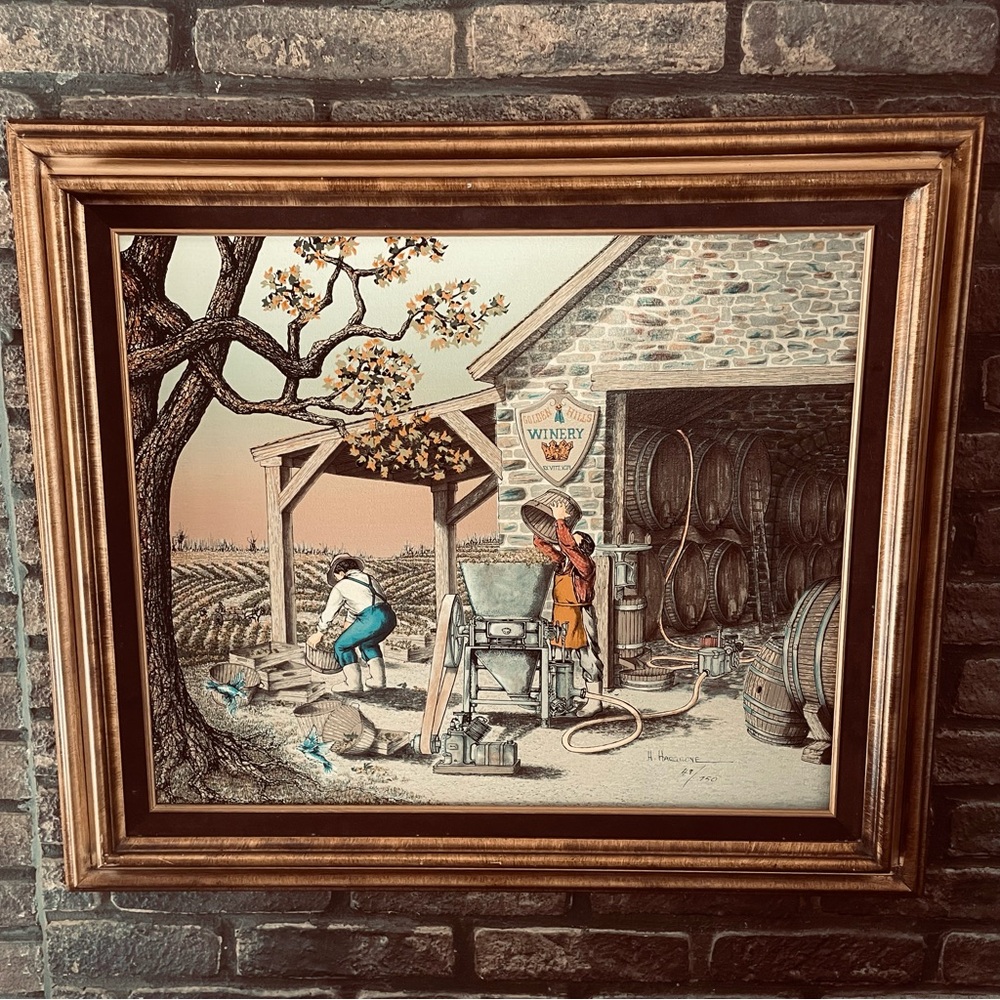 H. Hargrove Original Oil on Canvas